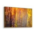 thumbnail image 2 of wall26 Floating Framed Canvas Wall Art for Living Room, Bedroom Golden Abstract Oil Painting Canvas Prints for Home Decoration Ready to Hang - 24x36 inches, 2 of 4