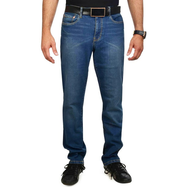IZOD - IZOD Men's Comfort Stretch Straight Fit Jeans - Walmart.com ...