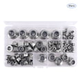 thumbnail image 1 of XYCCA 80pcs Stainless Steel Lock Nut Assortment M3 M4 M5 M6 M8 M10 M12 Insert Locknut-082101, 1 of 5