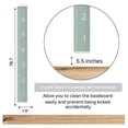 thumbnail image 2 of Morxy Canvas Growth Chart for Kids - Unisex Kids Room Wall Decor - Measuring Height Chart- Wall Tape with Height Chart for Kids (plain sage), 2 of 3