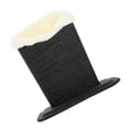 thumbnail image 6 of LOLIPPYY Modern Black Plush Glasses Holder Practical and Decorative Stand for Home and Office, 6 of 7