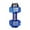 Blue, variant on Dumbbell Water Bottle 16.9 fl oz Clear For Workout Hydration Portable Design For Gym, Yoga, Outdoors, Cycling,Camping,Blue