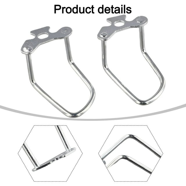 2Pcs Rear Derailleur Guard Racks Stainless Steel Derailleurs Protector Silver*2 Shenzhuyue