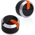 thumbnail image 1 of 2 Pcs Gas Griddle Knobs Replacement, Orange Frying Pan Grill Control Knobs Replacement Parts Compatible with Blackstone 17" 22" 28" 36" Griddle Accessories, 1 of 7