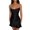 Black, variant on BOOMILK Cocktail Party Dresses for Women Temperament Casual Backless Short Skirt Design Sense Bag Hip Suspender