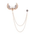 thumbnail image 2 of lionlar Broche en Strass en Forme de Cœur Broche pour Hommes Costume Décoratif Mode Or, 2 of 9