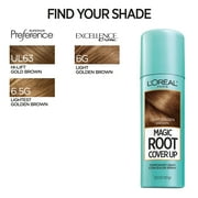 LOreal Paris Magic Root Cover Up Temporary Gray Concealer Spray, Light Golden Brown, 2 oz