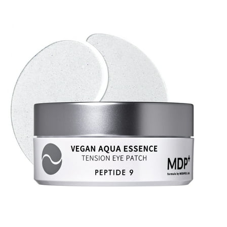 MDP Peptide 9 Vegan Aqua Essence Tension Eye Patch – Hydrating & Firming Hydrogel Patches, 60 Pairs (1.6g each)