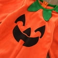 thumbnail image 6 of Huvoen Fleece Pullover Hoodie and Pants Outfit Set for Little Kid Toddler Baby Girls Boys Cosplay Halloween Romper Costume Cute Jumpsuit 0-24M Orange 18-24 months, 6 of 7