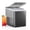 Gray, variant on EUHOMY Countertop Ice Maker with Handle, 26 lbs/Day Portable Ice Machine, 9 Bullet Cubes in 6 Minutes, 2 Ice Sizes, Self-Cleaning, 1.1L Water Tank, Black