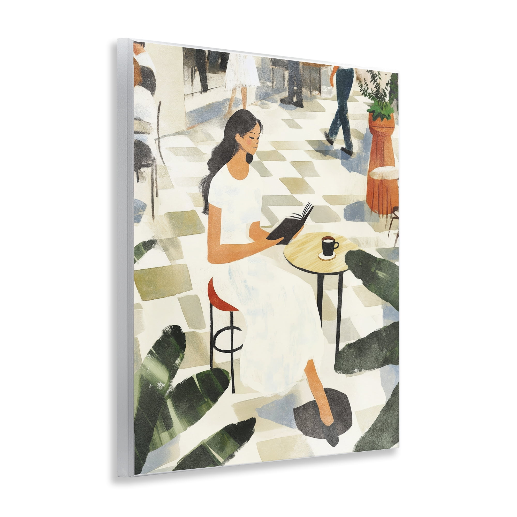 Stupell Industries Coffee & Pages in Cafe Wall Plaque Art, design by Svetlana Aleynikova