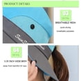 thumbnail image 3 of Women's Summer Sun Bucket Hats UV Protection Safari Hiking Wide Brim Beach Foldable Mesh Fishing Cap, 3 of 6