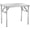 36*24*29, variant on Senfot 48 x 30 x 33.5 Inch Folding Stainless Steel Workbench, Curved Table Legs Four Corner Radian Design, No Bottom Rack with Adjustable Metal Foot Pads
