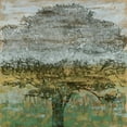 thumbnail image 2 of Meagher, Megan 26x26 Gold Ornate Wood Framed with Double Matting Museum Art Print Titled - Arbor Shadow II, 2 of 4