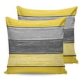 thumbnail image 7 of Outdoor Throw Pillow Cover Vintage Farm Wooden Grain Waterproof Cushion Covers 2 Pack Gray Yellow Wood Barn Pillow Cases Home Decoration for Patio Garden Couch Sofa, 7 of 7