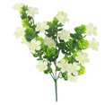thumbnail image 4 of 5-branch Artificial Flower Grass Bouquet Simulation Floral Decor Home Table Centerpiece Fake Flower  Purple, 4 of 9
