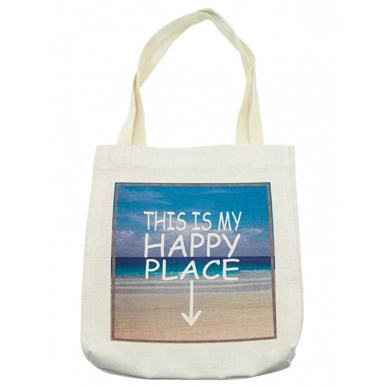 Beach My Happy Place Tote Bag 