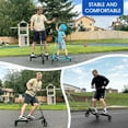 thumbnail image 2 of Wheelive Foldable 3-Wheel Drift Scooter for Kids, Adjustable Kick Handlebar, LED Flashing Wheels, Outdoor Sports Ride-On Toy for Ages 8+, Black, 2 of 6