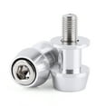 thumbnail image 1 of Motorcycle CNC Aluminium Alloy Swing Arm Spool Sliders Stand Swingarm Bobbins(8mm, Silver), 1 of 1