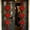 Red139, variant on Tuvgenk Christmas Bow Ribbon Cabinet Hanging Ring, Home Decoration, Christmas Wreath Door Hanging Ornament (1 Flower Style)
