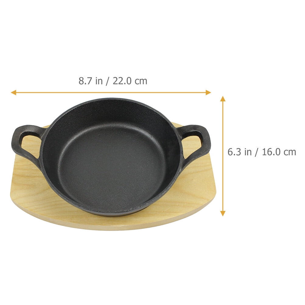 Soimiss 1Set Multi Function Frying Pan Safe Non Stick Pancake Pan for Daily Cooking