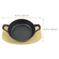 thumbnail image 2 of AURARMLET 1 Set of Breakfast Skillet Non-stick Iron Round for Daily Cooking, 2 of 8