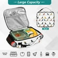 thumbnail image 4 of ALAZA Animal Birds Lunch Box Insulated Lunch Bag Cooler Tote with Shoulder Strap, 4 of 7