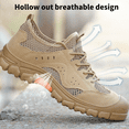 thumbnail image 3 of PPCHVOMEY Safety Shoes for Men Composite Toe Shoes Lightweight Cow Leather Puncture Proof Slip On Work Shoes, 3 of 6