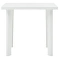 thumbnail image 4 of vidaXL Garden Table with Umbrella Hole Outdoor Bistro Patio Furniture Plastic, 4 of 17