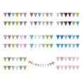 thumbnail image 4 of pitrice Cartoon colored flag triangle banner, 4 of 8