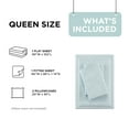 thumbnail image 6 of Regency Heights Queen Size Cotton Flannel Sheet Set, 4-Piece Flannel Bed Sheets Queen, 100% Cotton Bed Sheets Set with Deep Pocket, Aqua Dots, 6 of 7