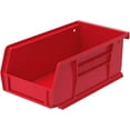 thumbnail image 6 of Akro-Mils Stackable Storage Bins, AkroBins Stacking Organizer, 7"x4"x3", Red, 24-Pack, 6 of 13