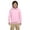 PALE PINK, variant on The Hanes Youth 78 oz EcoSmart 50/50 Pullover Hood - DEEP RED - XS