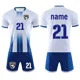 thumbnail image 4 of Conjunto de camiseta de fútbol para hombres y niños, chándal de fútbol, kit de camiseta de secado rápido, transpirable, uniforme de entrenamiento de equipo para hombres y niños, 4 of 5