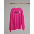 thumbnail image 3 of Hello Daisy Flower Sweatshirt Women -Image by Shutterstock, Female XX-Large, 3 of 4