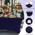 thumbnail image 2 of Mantel ABCCANOPY Spandex para mesa rectangular para hogar de 6 pies, 2 of 6