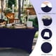 thumbnail image 2 of Mantel ABCCANOPY Spandex para mesa rectangular para hogar de 6 pies, 2 of 6