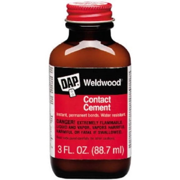 DAP 00107 Weldwood Original Contact Cement, 3 oz