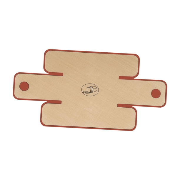 Tapete de silicona para hornear, resistente, para hornear pan, tostadas y galletas. Rojo