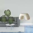 thumbnail image 2 of Placa de pared con hojas de palma,Decoración de pared de madera con hojas de palma,Banco pequeño,Taburete pequeño para sala de estar,reposapiés,banco,juguete,Muebles de habitación Silla, 2 of 8