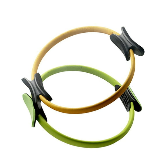 SOPOTUTU Flexible Yoga Ring Khaki for Inner Thighs and Chest Exercises 1Pc