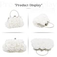 thumbnail image 4 of Bolso de mano de noche JAMBHALA Dressy Floral Satin para mujer, 4 of 8
