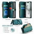 thumbnail image 3 of For Iphone 15 Caseme C36 Card Slots Zipper Wallet Rfid Anti-Theft Leather Phone,iPhone 14 Pro Max, 3 of 7