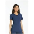thumbnail image 5 of Cherokee iFlex Women Scrubs Top V-Neck Knit Panel CK605, 5 of 7