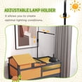 thumbnail image 4 of Tortoise Habitat PawHut con lámpara ajustable de 2 capas, color amarillo, 4 of 9