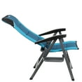 thumbnail image 6 of Ozark Trail Camping 5 Positions Recliner Chair with Side Table, Blue, 6 of 9