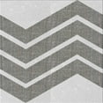 thumbnail image 1 of Ahgly Company Indoor Square Patterned Platinum Gray Novelty Area Rugs, 4' Square, 1 of 6