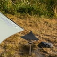 thumbnail image 3 of Tabouret de Camping Portable Léger Randonnée Chasse Chaise de Pêche Réutilisable Siège de Camping Équipement de Voyage Accessoires Noir, 3 of 7