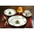 thumbnail image 2 of Spode Christmas Tree Gold Dinner Plate, 10.5-Inch Porcelain Dinner & Appetizer Plate, Holiday-Themed Serving Plate, Microwave & Dishwasher Safe, Festive Collectible Seasonal Dining Plate, 2 of 3