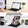 thumbnail image 6 of 360° Rotatable Clear‑Back Keyboard Case & Mouse for Lenovo Tab M11 / Idea Tab 11 / K11 LTE 11",Pink, 6 of 7